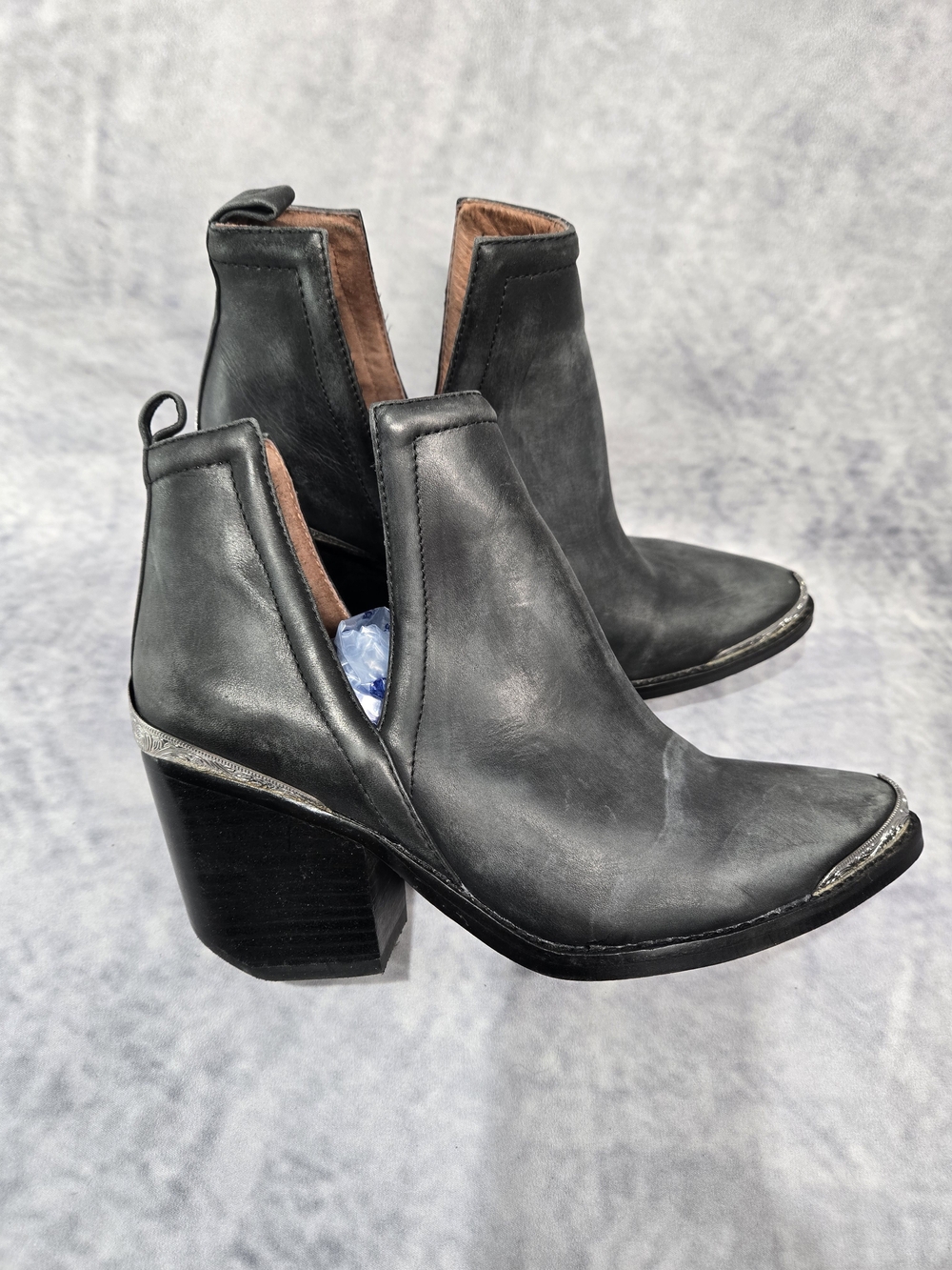 Jeffrey Campbell Cromwell Western Ankle Boots